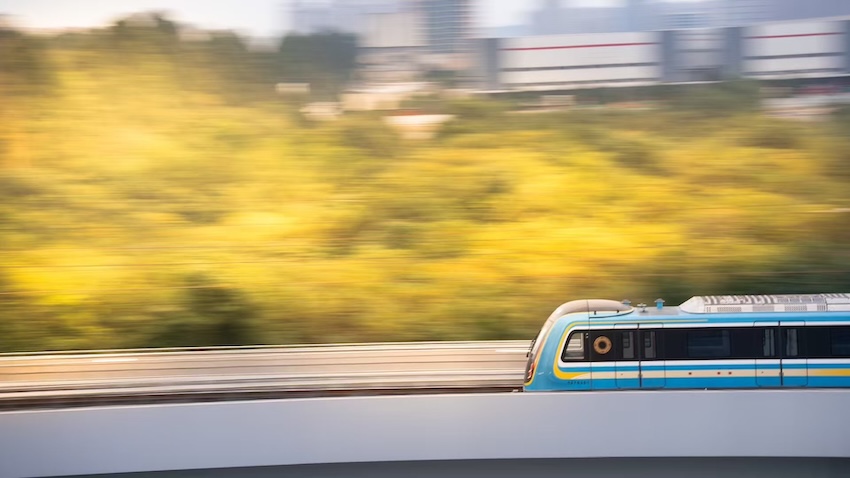 正在空載試運行階段的成都軌道交通27號線一期列車。成都軌道交通集團有限公司