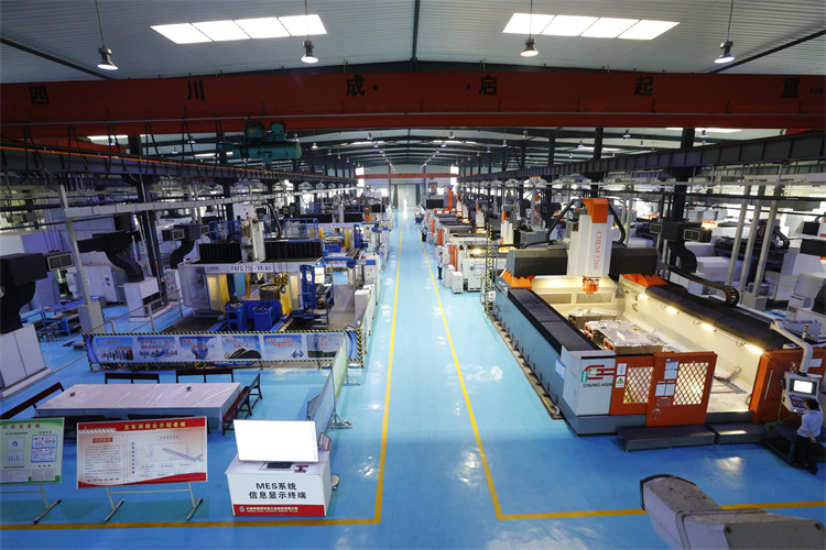 德陽高新區通航產業園廠區一隅，什邡市委宣傳部供圖