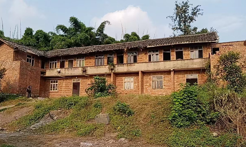 溫俊偉家以前的老房子。受訪者供圖