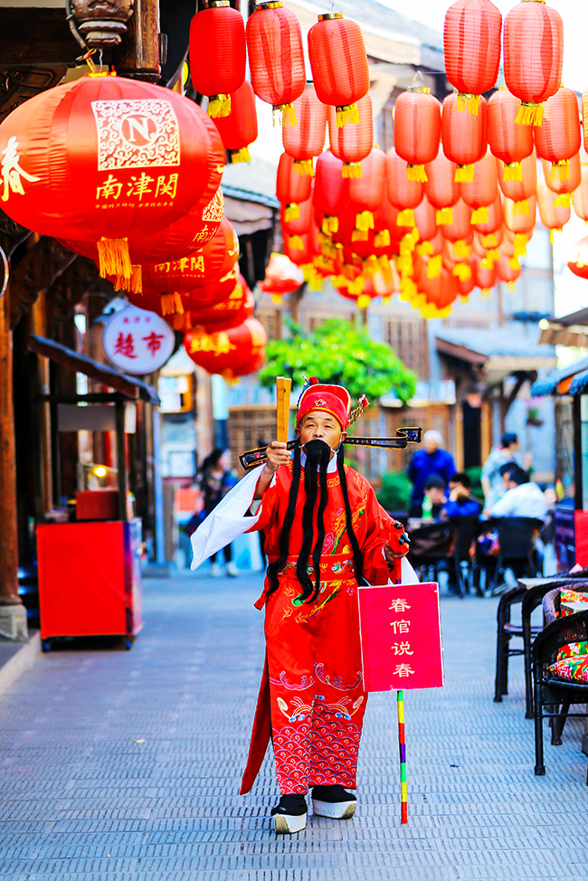 資料圖：“春倌說春”。張曉東攝
