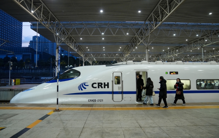 列車抵達成都東站。成都車站供圖