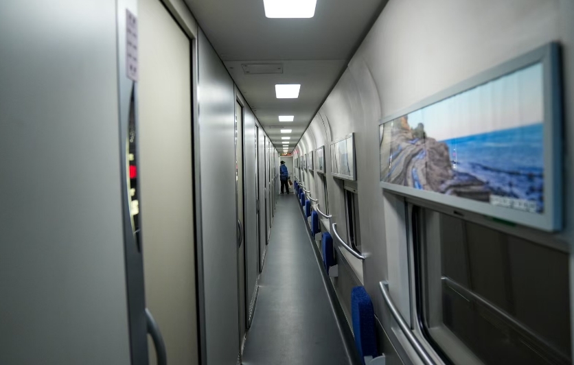 車廂內部。成都車站供圖