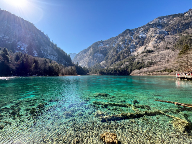 九寨溝五花海。李岢洋攝