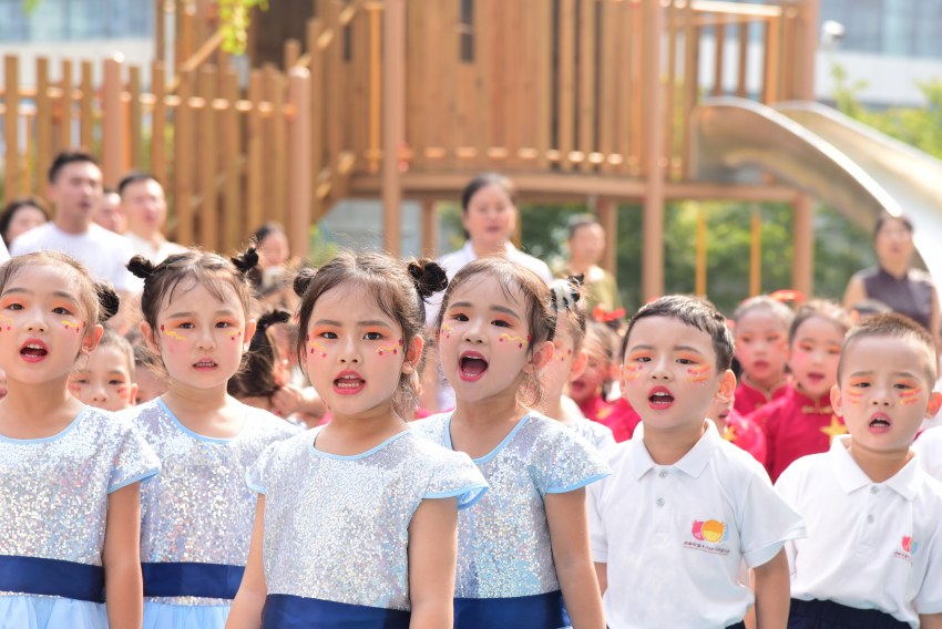 “禮贊祖國 愛我中華”主題活動。陶強攝