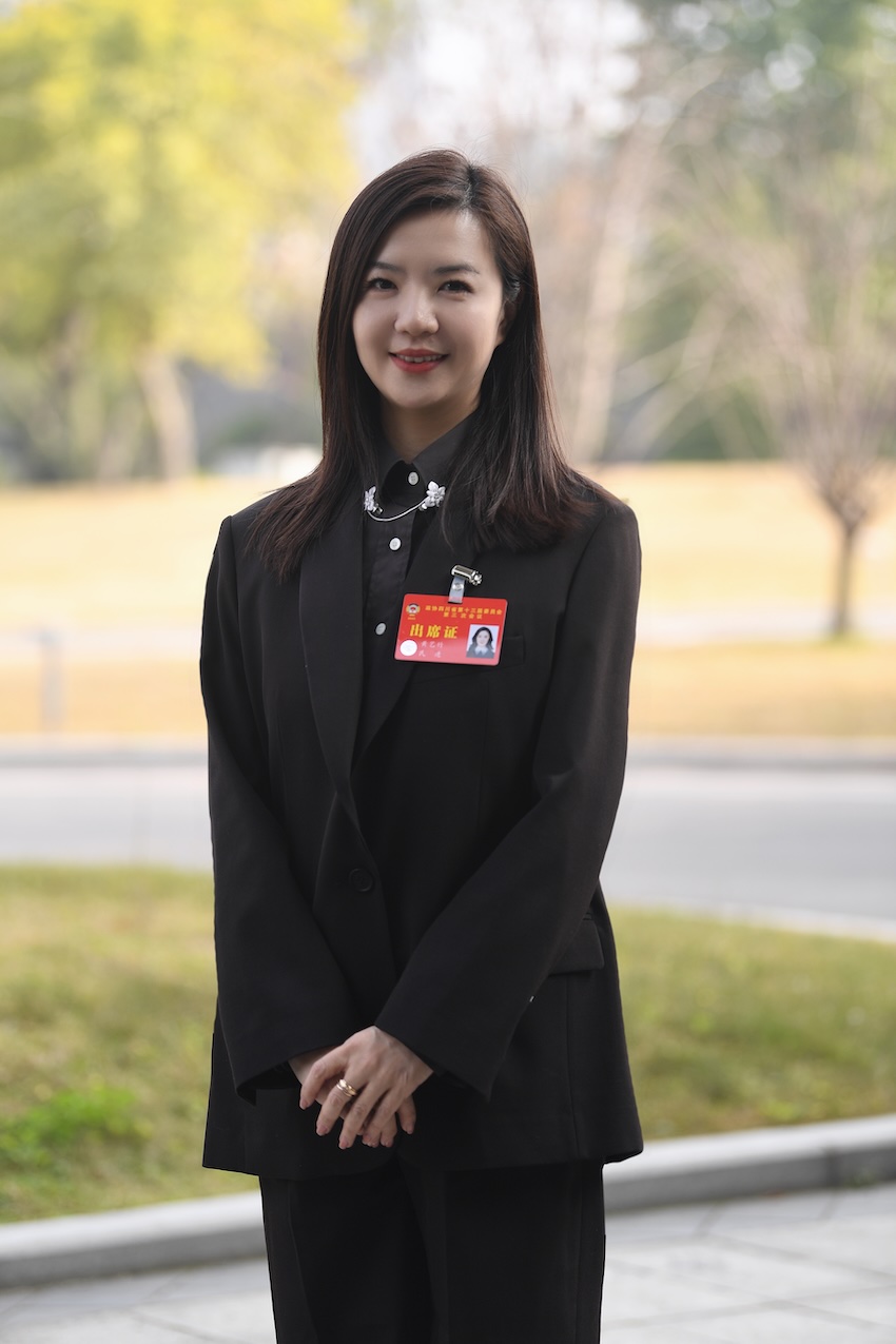 四川省政協委員黃藝竹。本人供圖