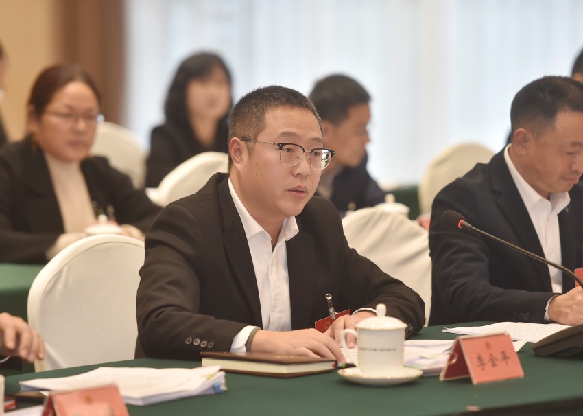 四川省人大代表李金平。張雷攝