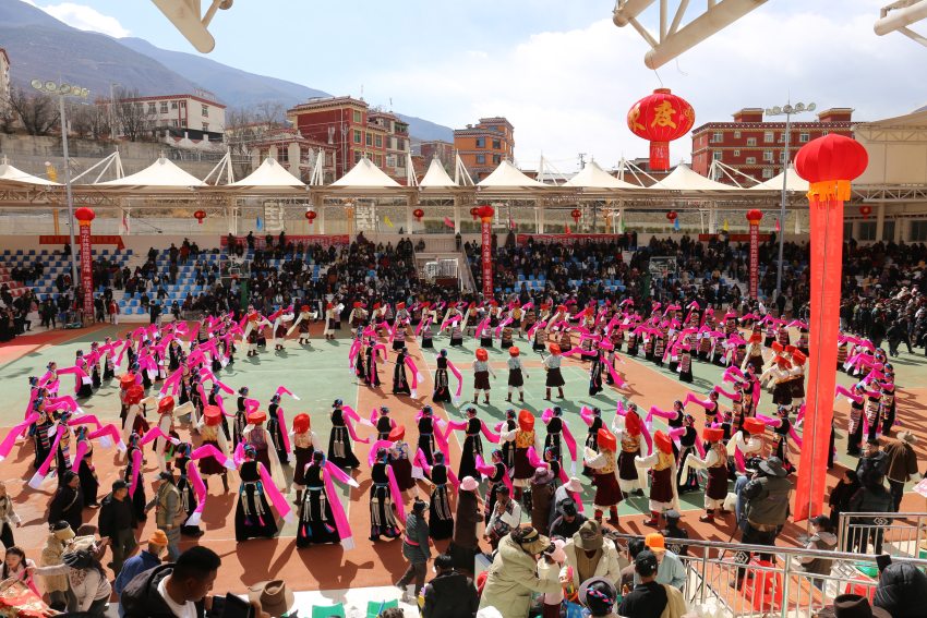 非遺文化展演現場3。巴塘縣委宣傳部供圖