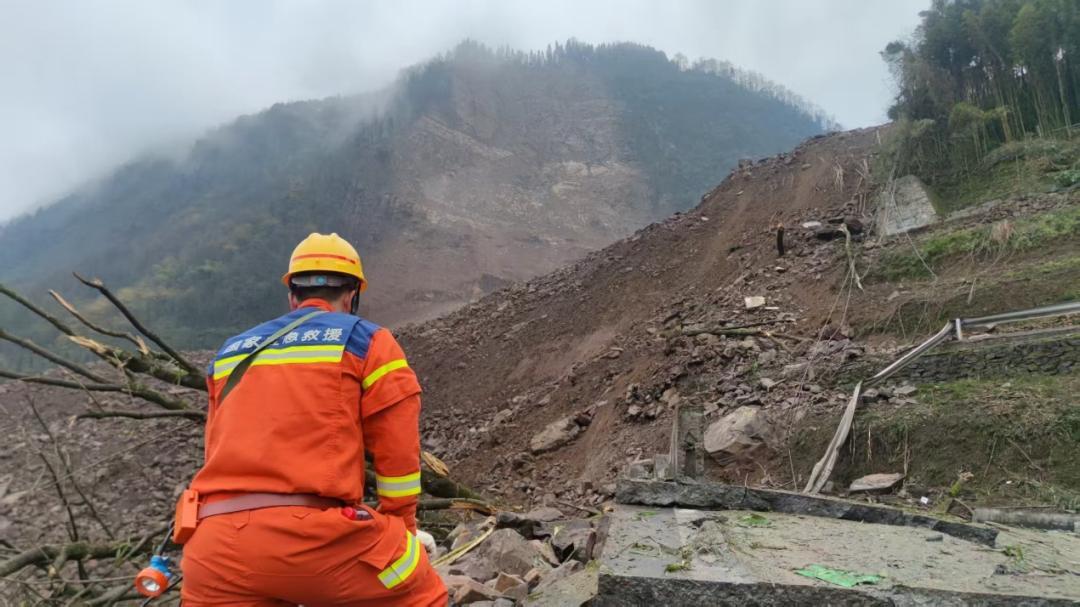 救援現場。四川省應急管理廳