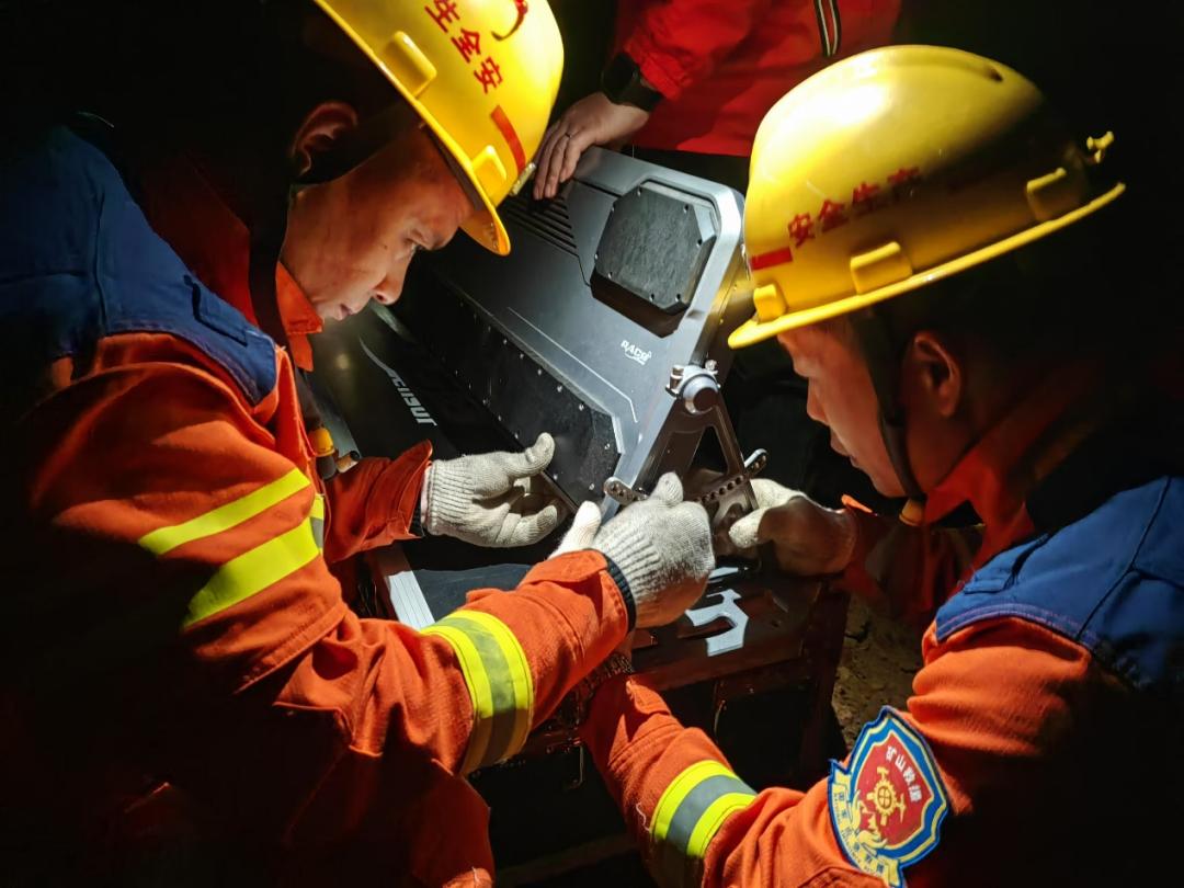 救援現場。四川省應急管理廳