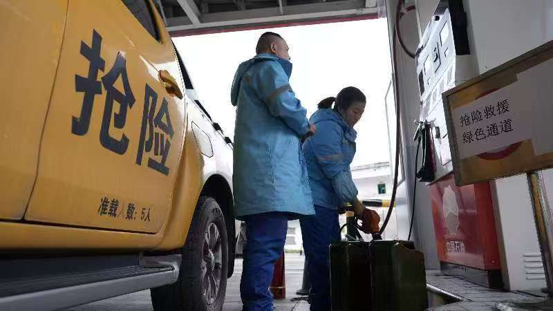 中國石油四川銷售宜賓分公司保供現場。劉大石攝