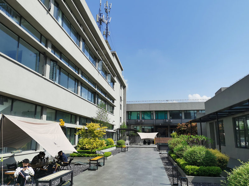 城隍數智港科創園區內部。成都城投俠客島供圖