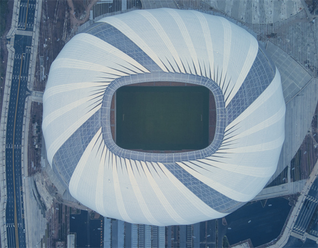 重慶龍興足球場。中建西南院供圖