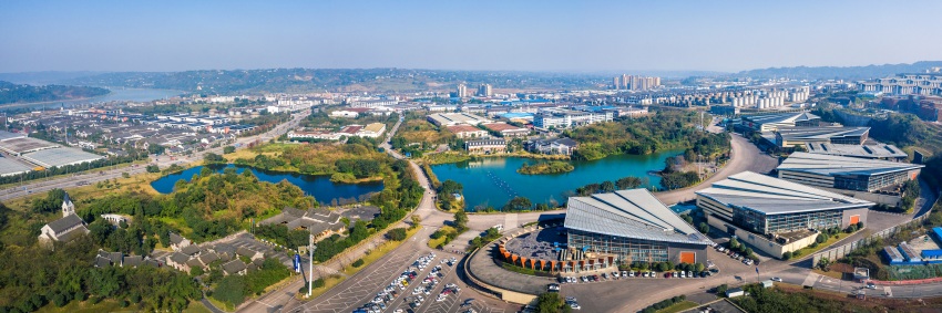 中國白酒金三角酒業園區。胡敏攝