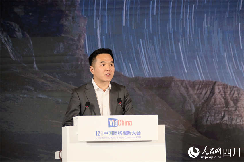 華為技術有限公司中國政企互聯網傳媒行業總經理李騰。張越攝