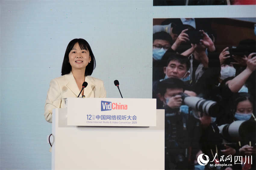 中國日報新媒體中心小彭工作室負責人彭譯萱。張越攝