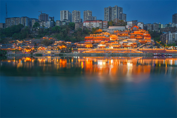 4月15日，拍攝四川廣安市武勝縣沿口古鎮建筑群。范聰攝