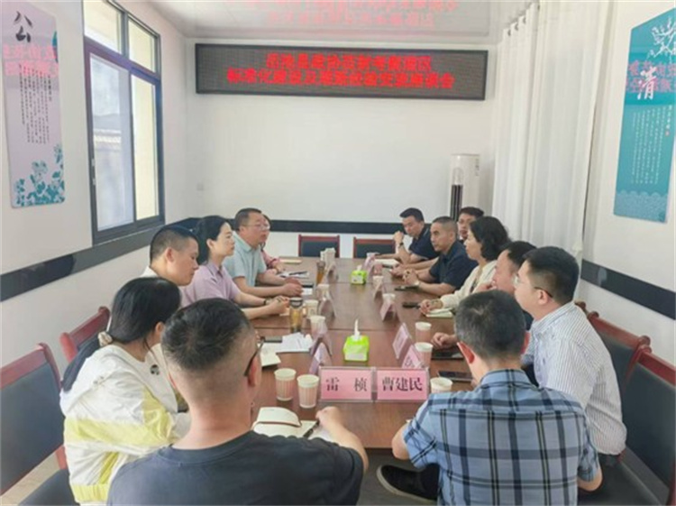 考察交流現場。劉蕓宏攝