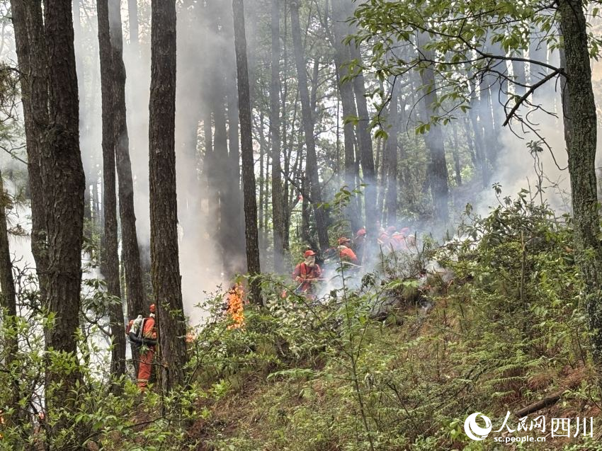 實戰演練現場。肖瑤攝