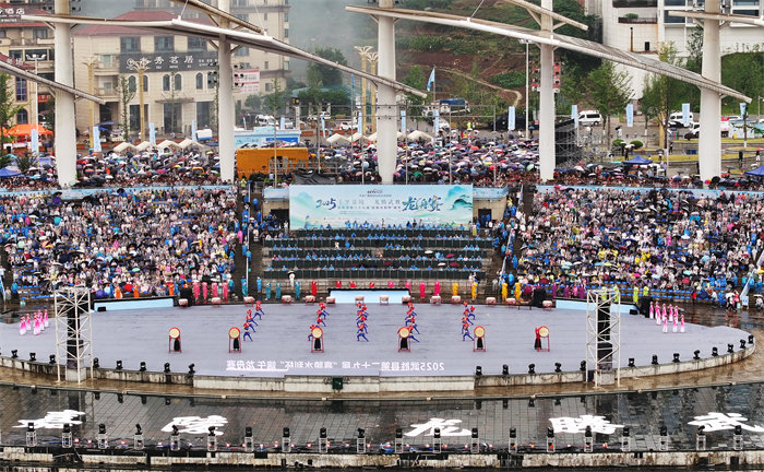 精彩的節目表演。武勝縣融媒體中心供圖