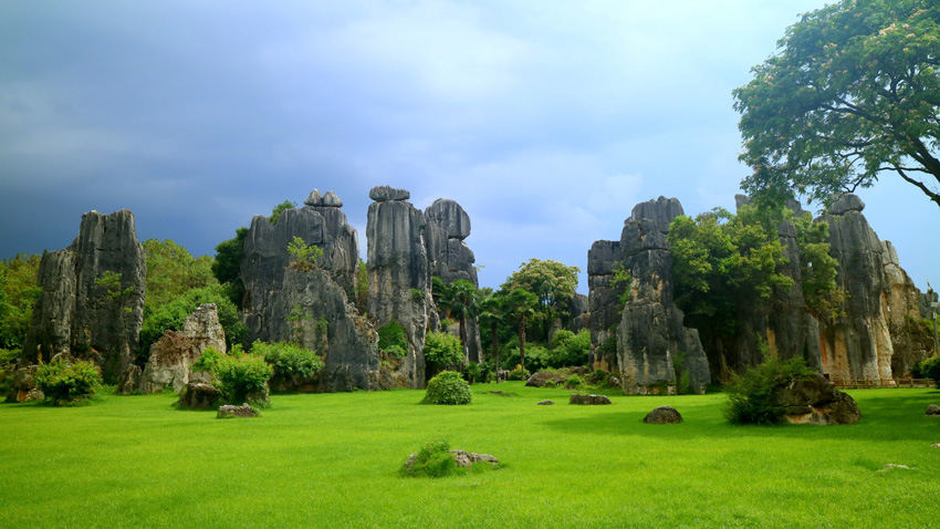 小石林。石林風景名勝區管理局供圖