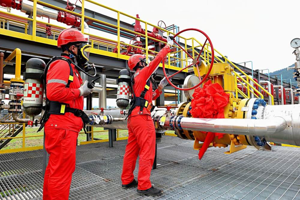 渡口河-七里北氣田調試投運成功。西南油氣田公司供圖