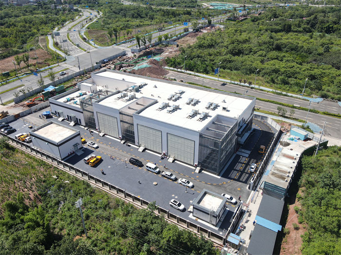 成都空港新城220千伏變電站全貌。蒲瑞昕攝