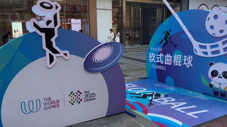 春熙路世運微廣場。實習生王孜萱攝