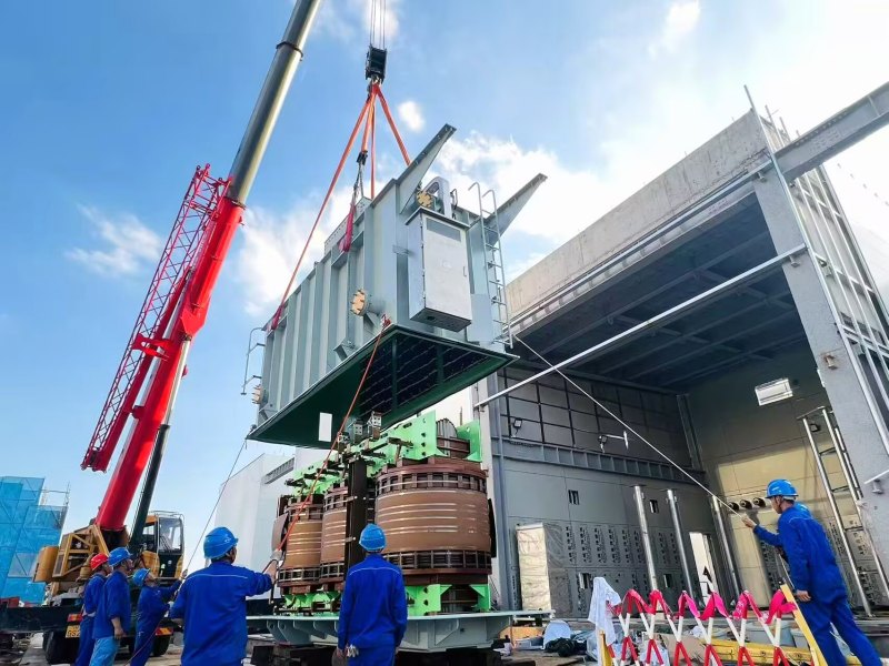 為世運會多個場館提供電力保障的中國五冶集團雙流220KV西航港變電站配套項目。中國五冶集團供圖