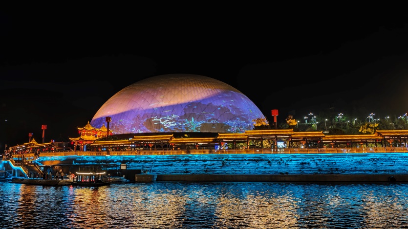 南江縣斷渠演藝中心。巴中文旅供圖