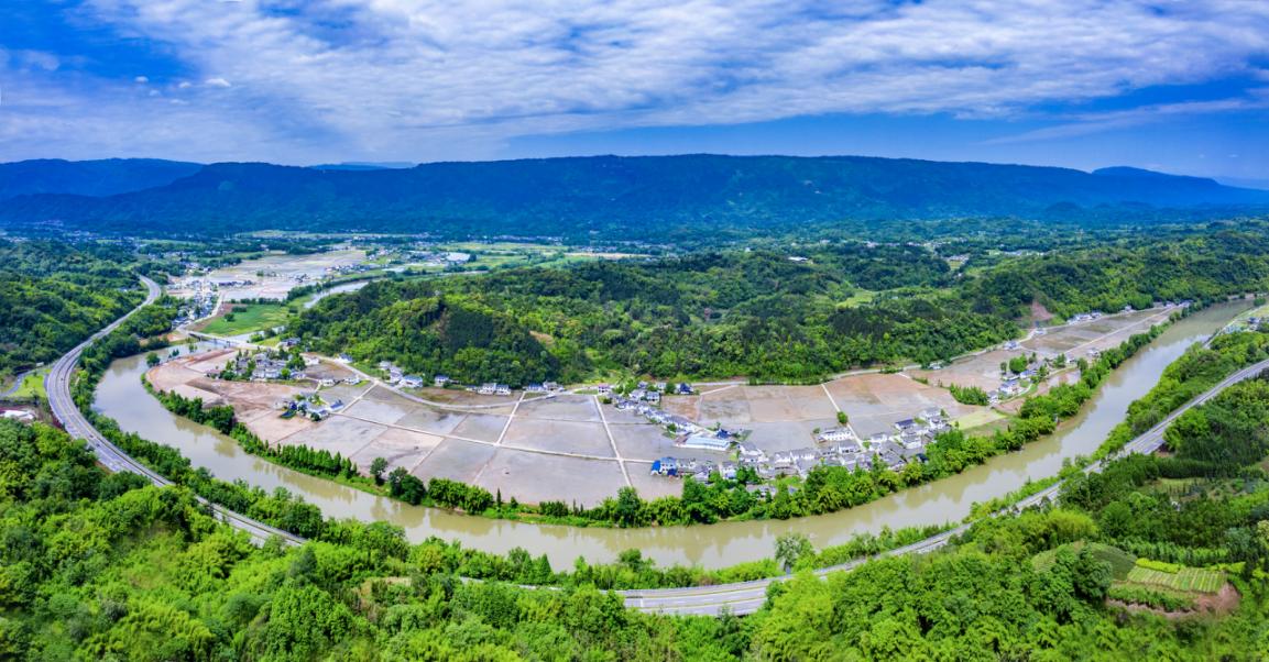 洪雅縣柳江鎮兩河村示范區。洪雅縣黨史和地方志編纂中心供圖