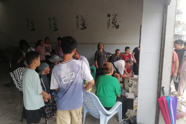 轉移安置的群眾。四川應急供圖