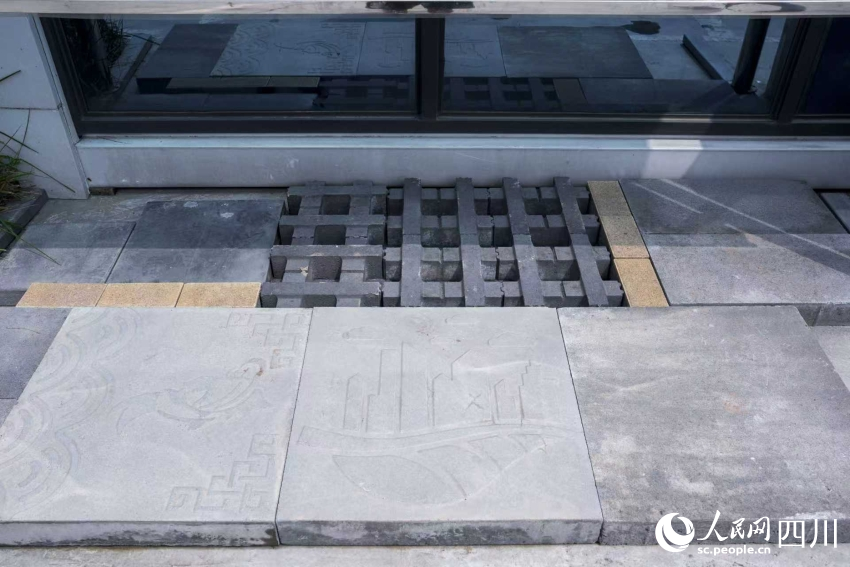 建筑垃圾資源化成品展示。人民網 薛育建攝