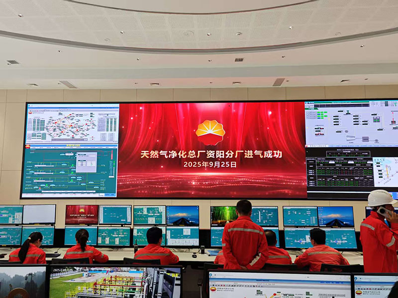 西南油氣田公司資陽天然氣凈化廠正式投運。西南油氣田供圖