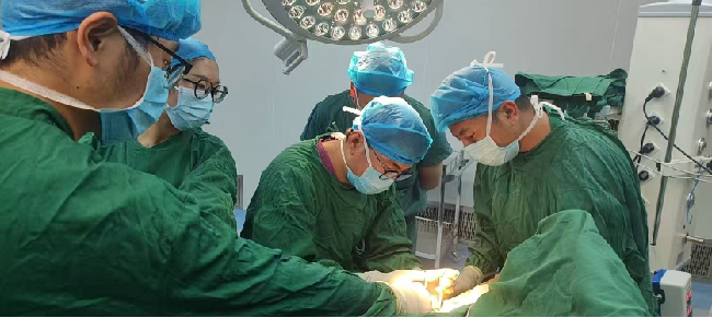 手術現場。受訪者供圖