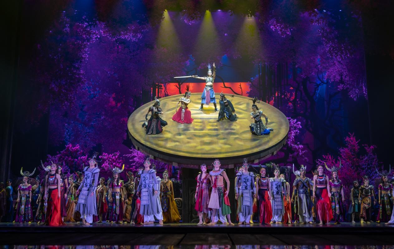 《夢回巴國》劇目。巴山大峽谷景區供圖