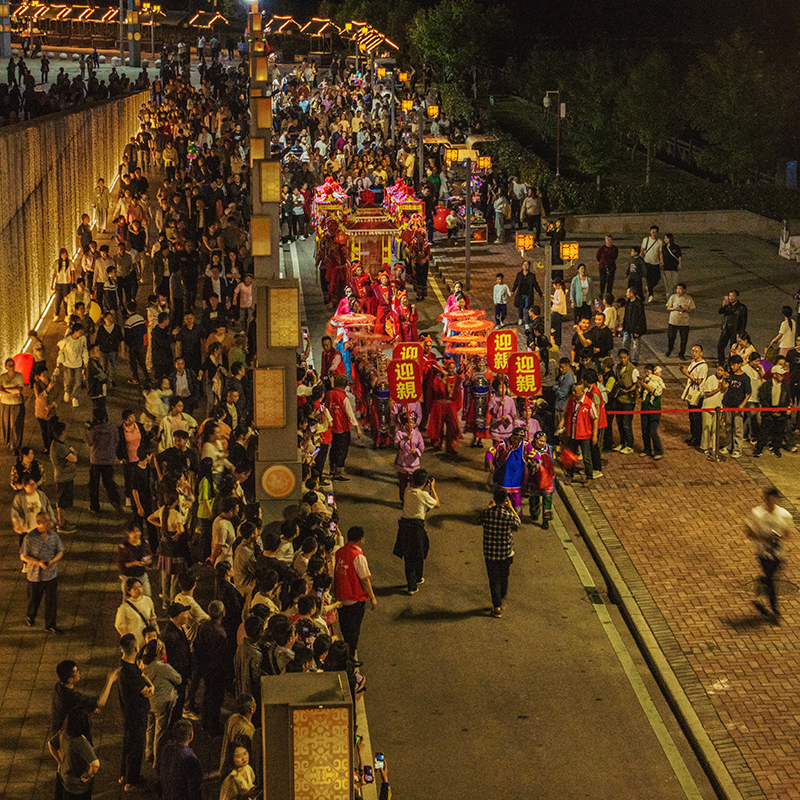 沉浸式巴山土家婚俗非遺秀。巴山大峽谷景區供圖