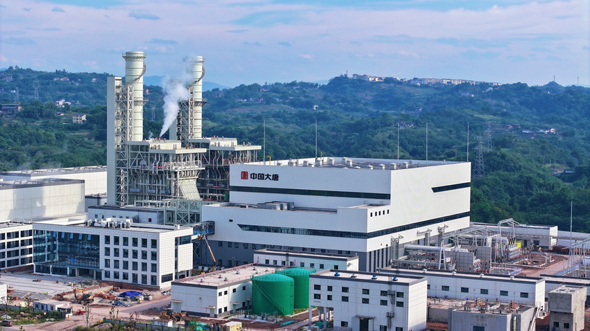 大唐江津燃機項目。中國能建西南院供圖