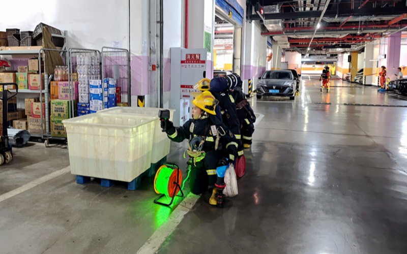 消防部門組織開展滅火應急處置演練。宜賓消防供圖