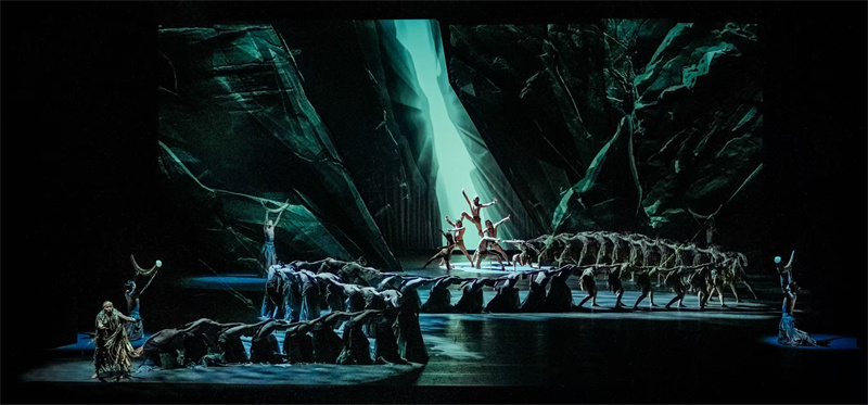 《蜀道》劇照——五丁開道。主辦方供圖