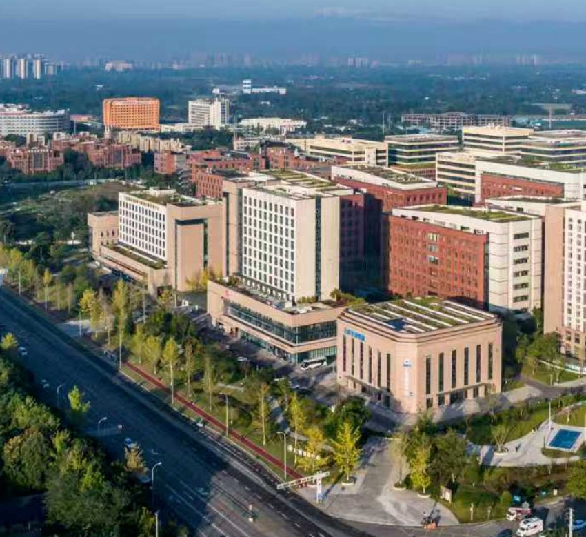 溫江醫學城。溫江融媒體中心供圖