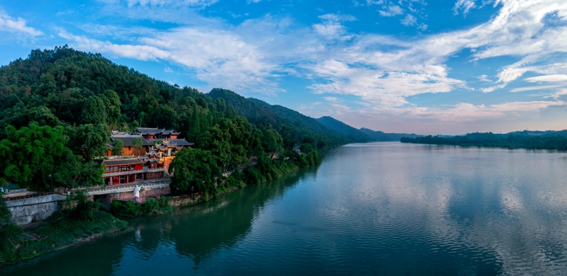 山清水秀的青神。宋汶鐮攝