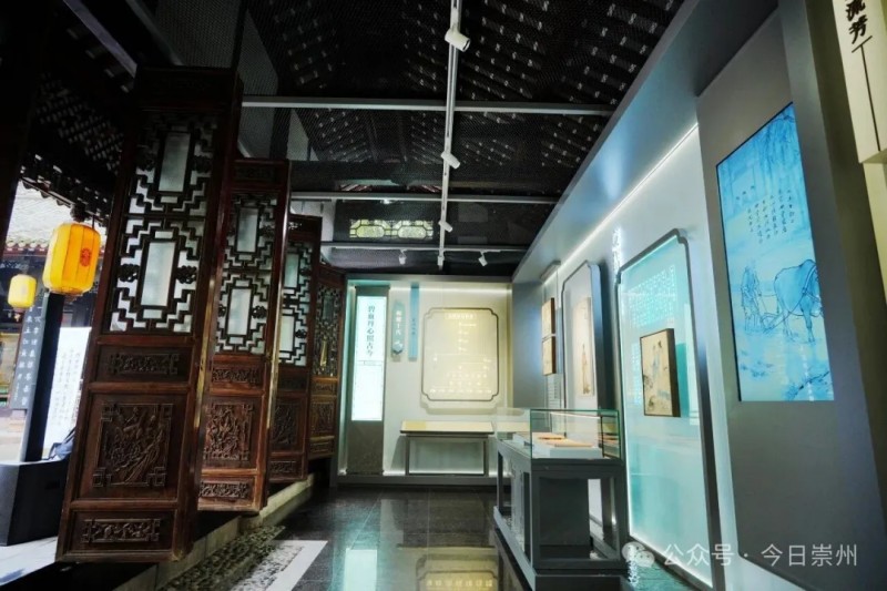 “碧血丹心照古今”展區。崇州市融媒體中心供圖