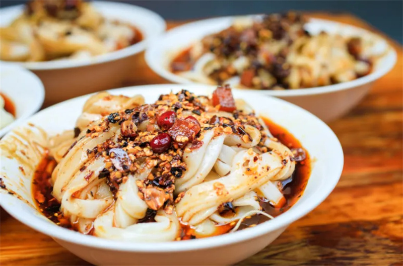 女皇蒸涼面。廣元市融媒體中心供圖