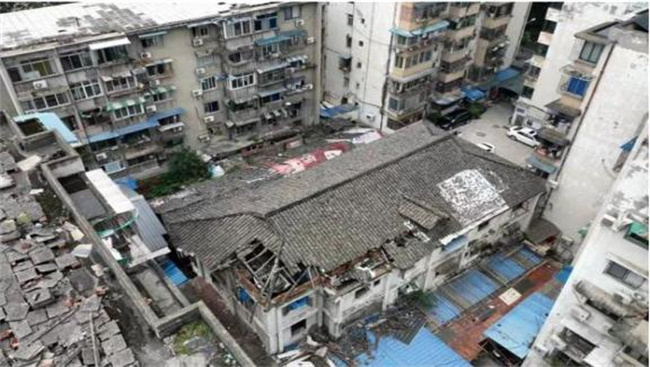 改造前的君平街89號院。四川省住房和城鄉建設廳供圖