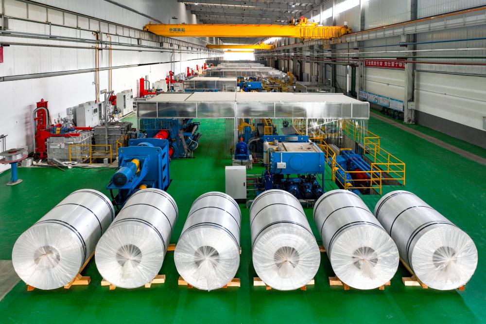 四川萬順中基鋁業有限公司生產車間 。趙輝攝