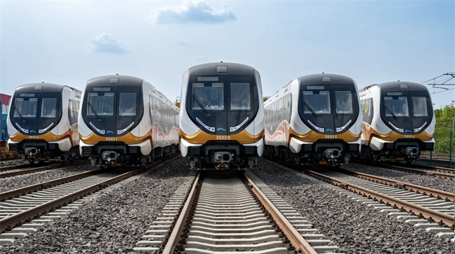 30號線一期列車。成都軌道集團供圖