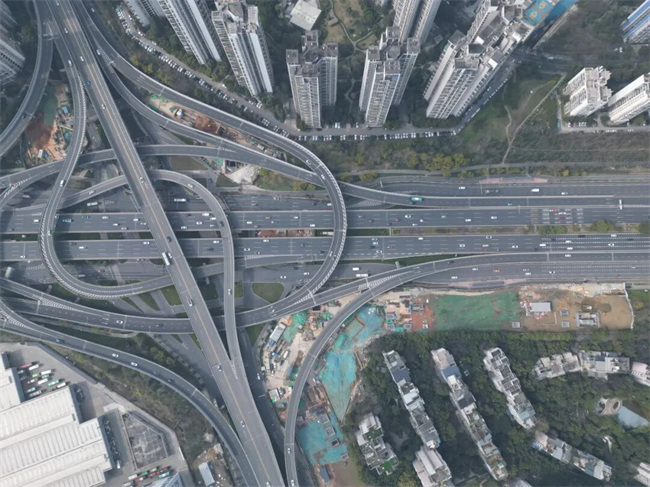 嬌子立交站站內通道下穿三環路工程。成都軌道集團供圖