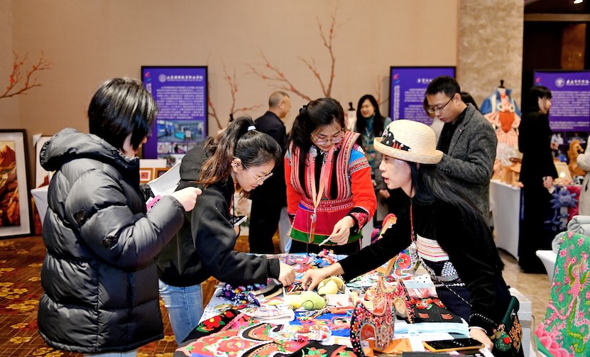 非遺技藝現場展示區。主辦方供圖