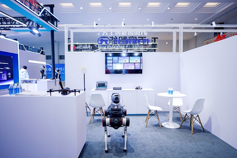 大會技術展區。主辦方供圖