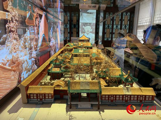 “天工匠心——寧壽宮花園的歷史與守護”展覽現場。人民網記者 韋衍行攝